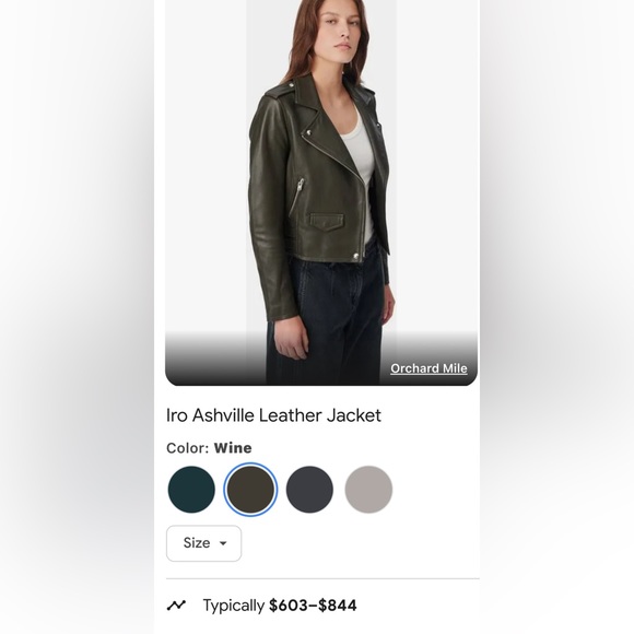 Iro Nashville leather jacket - Picture 4 of 4